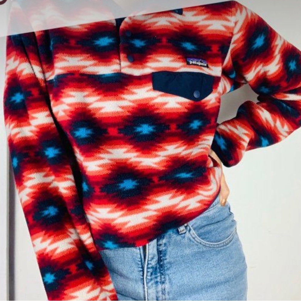 Rare Patagonia synchilla red dessert